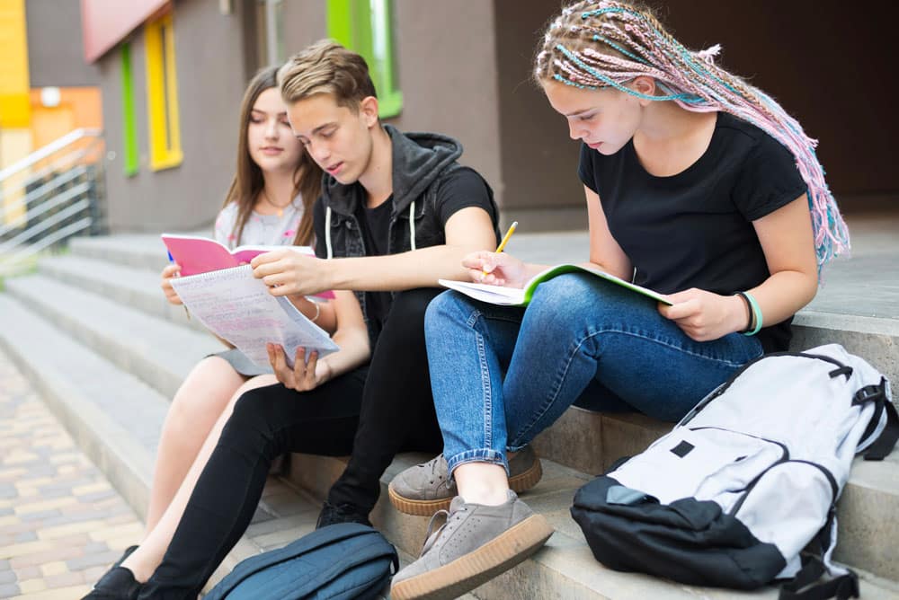 studenten studeren